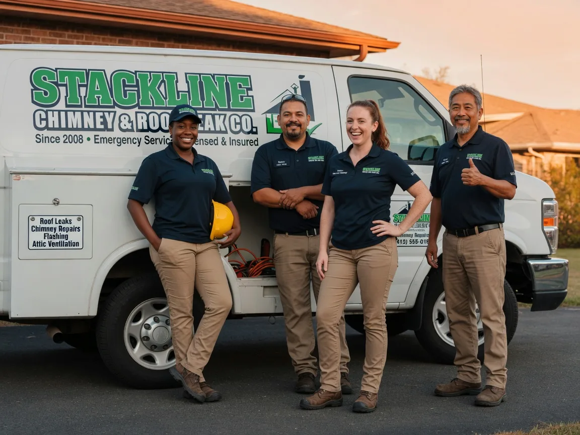 Chimney flashing repair company in Manvel, ND